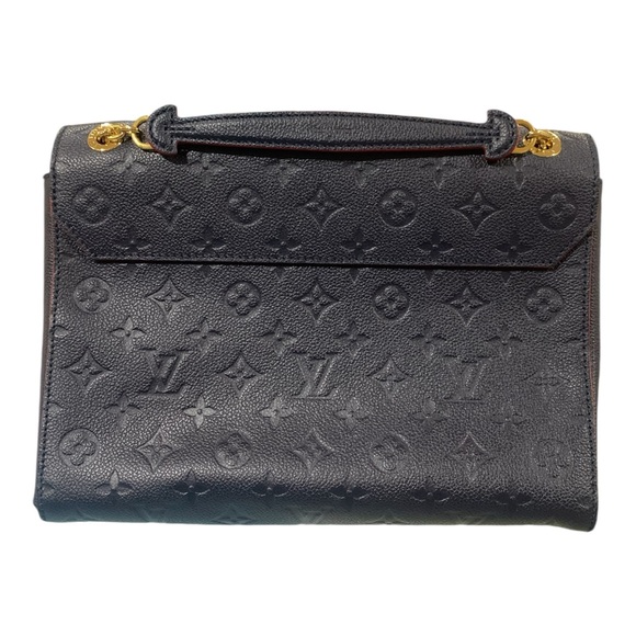 Louis Vuitton Vavin Handbag Monogram Empreinte Leather PM NAVY BLUE - Picture 2 of 6